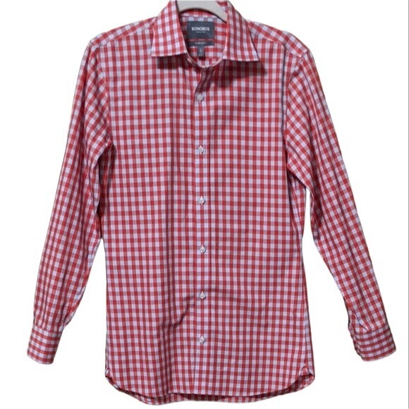 Bonobos Other - Bonobos wrinkle free tailored slim fit business dress shirt button front 15/34